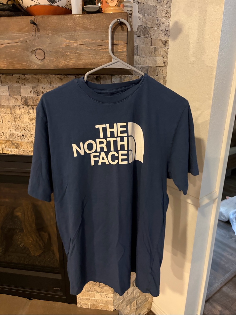 The North Face Men's Navy Short Sleeve Logo Tee